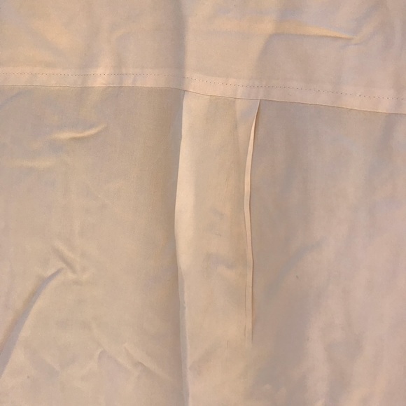 J-Crew Silk Cream Button Down Top, Size Medium - Picture 6 of 10